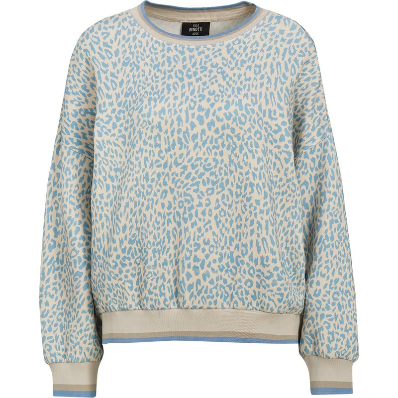 Damen Modalshirt mit Animal-Print