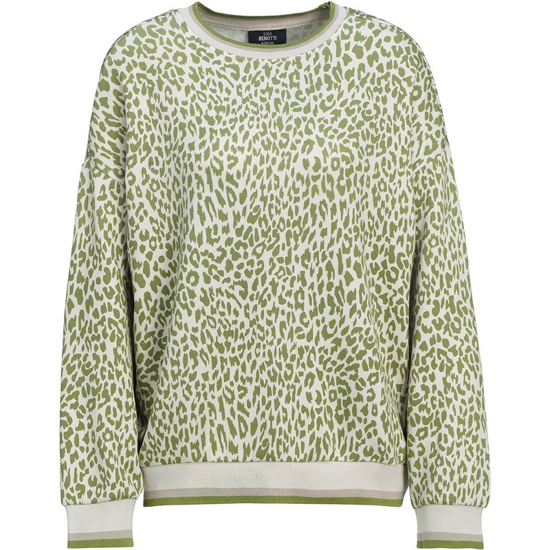 Damen Modalshirt mit Animal-Print