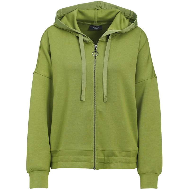 Damen Modal-Jacke mit Kapuze