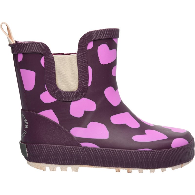 Mädchen Gummistiefel mit Herz-Allover