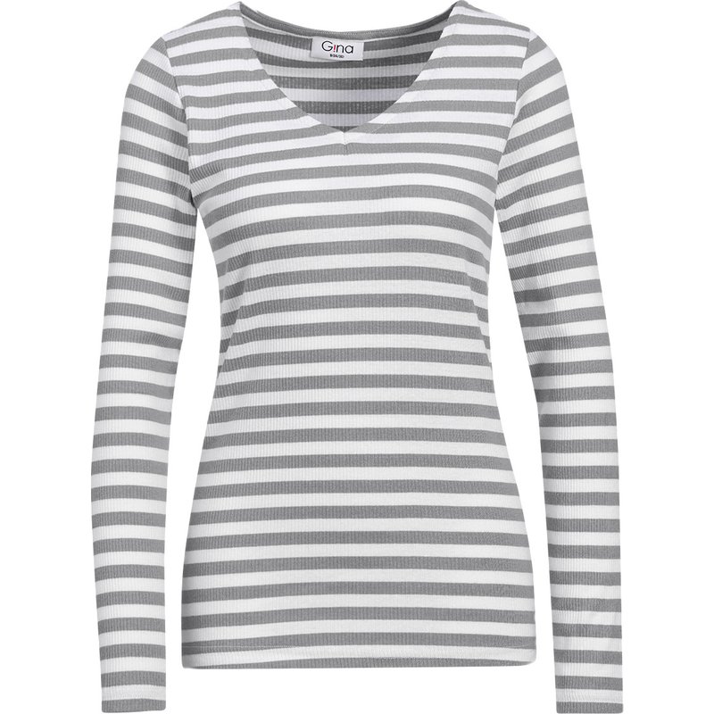 Damen Langarmshirt mit Modal und Baumwolle