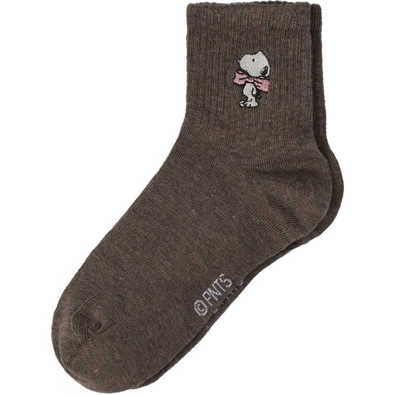 1 Paar Peanuts Socken mit Stickerei