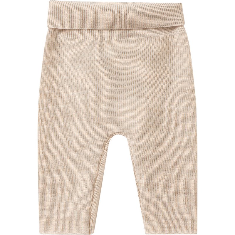 Newborn Merino-Strickhose unifarben
