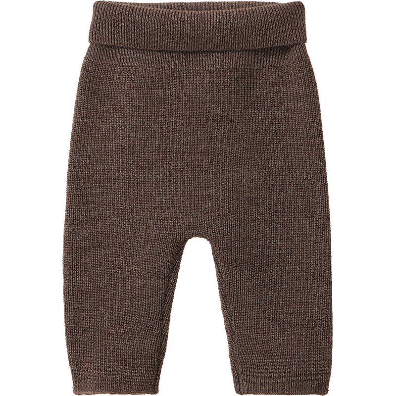 Newborn Merino-Strickhose unifarben