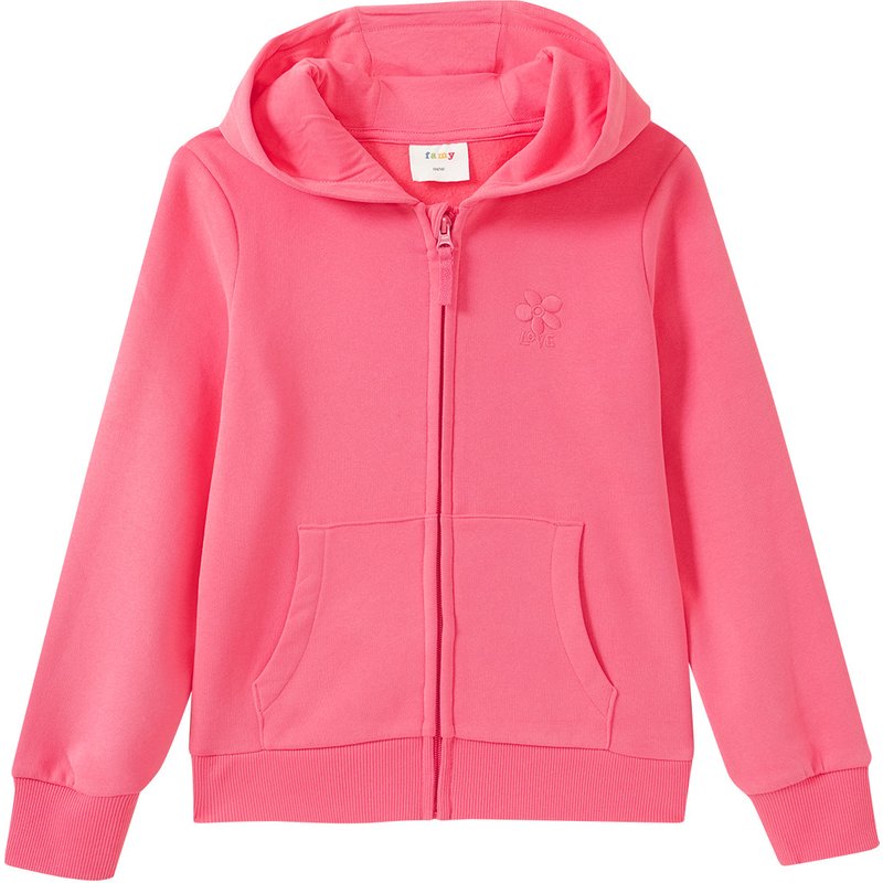 Mädchen Sweatjacke im Basic-Look