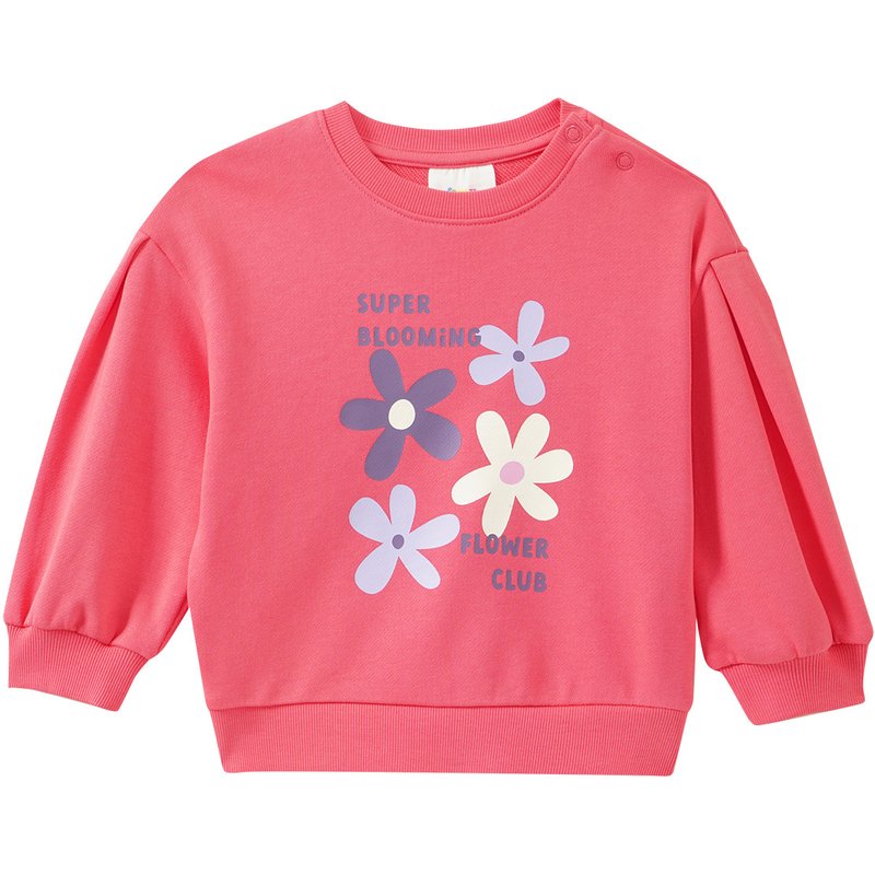 Baby Sweatshirt mit Blumen-Print