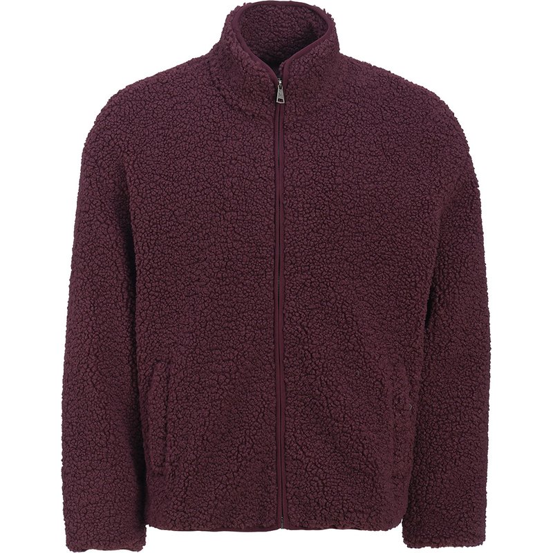 Herren Teddyjacke mit Stehkragen