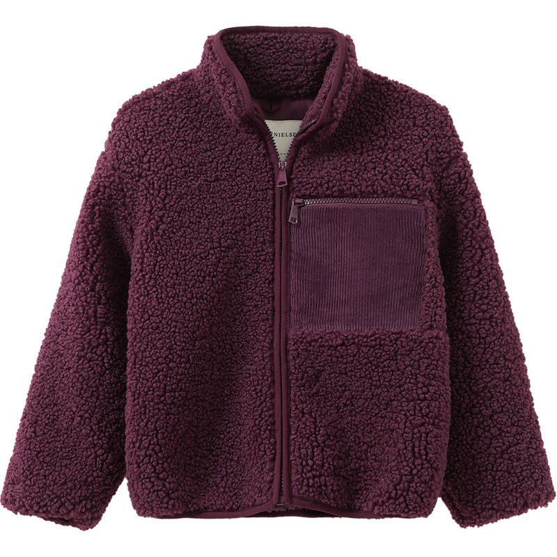 Kinder Teddyjacke mit Cord-Tasche
