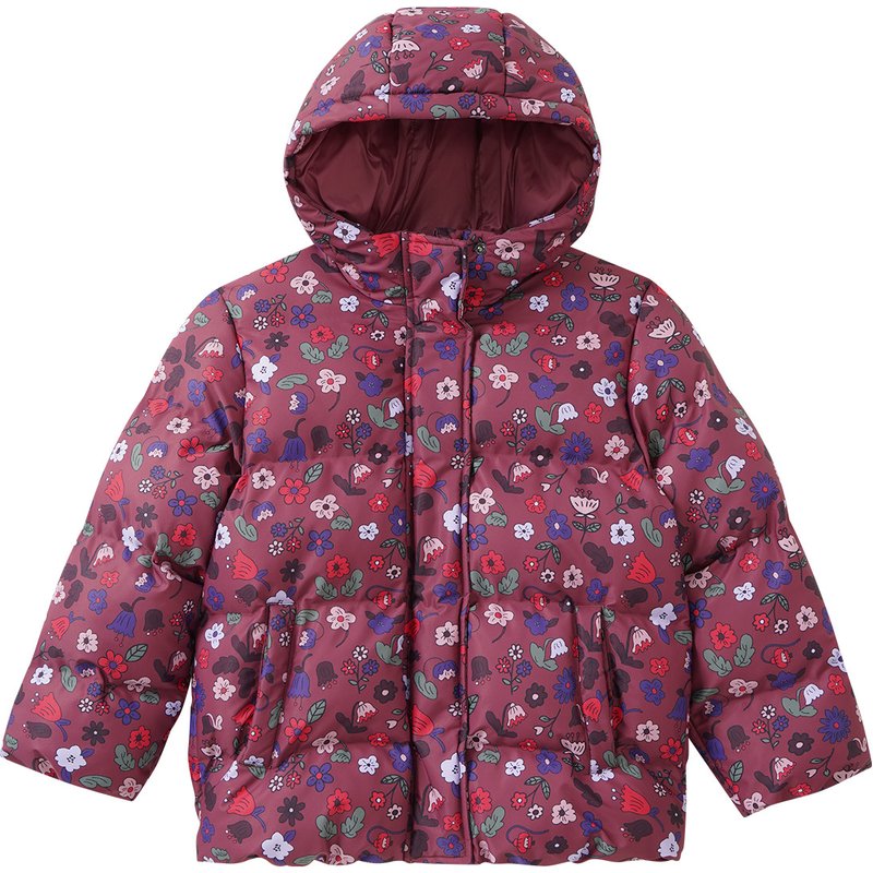 Mädchen Steppjacke mit Allover-Print