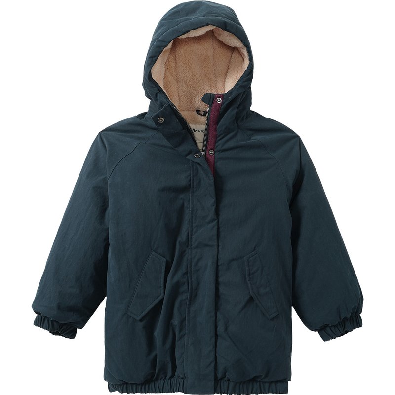 Mädchen Parka mit Teddyplüsch gefüttert