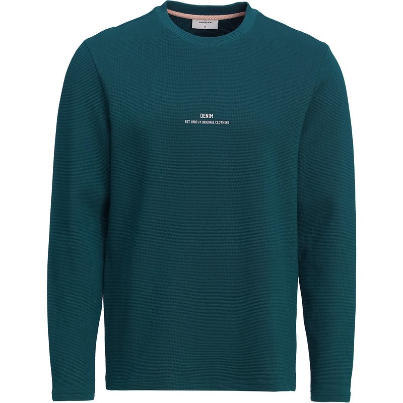 Herren Langarmshirt mit Schriftzug