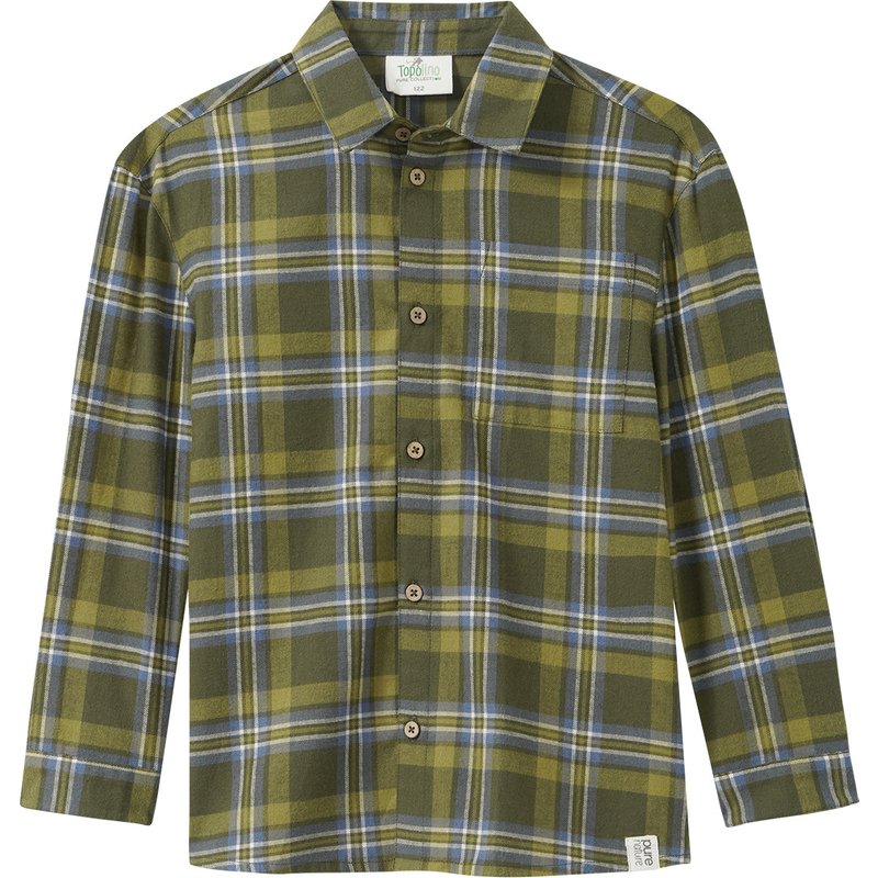 Jungen Flanellhemd mit Karo-Muster