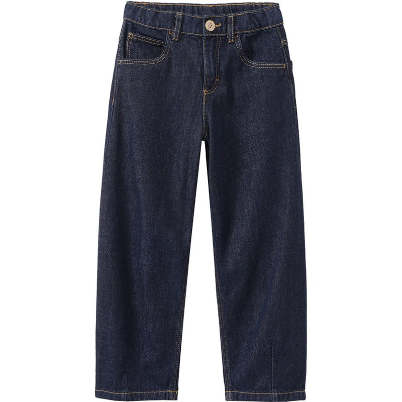 Jungen Barrel-Jeans aus Raw Denim