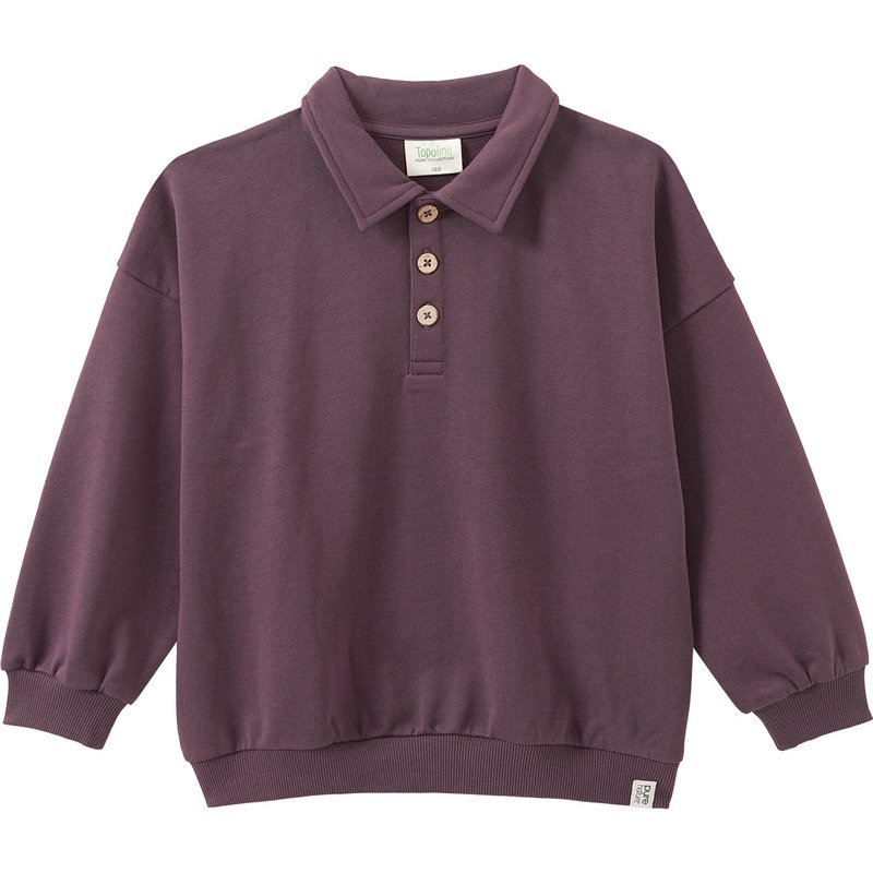 Jungen Polo-Sweatshirt im Oversized-Look