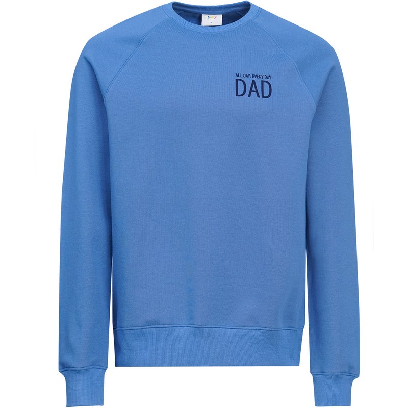 Herren Sweatshirt mit Flock-Print