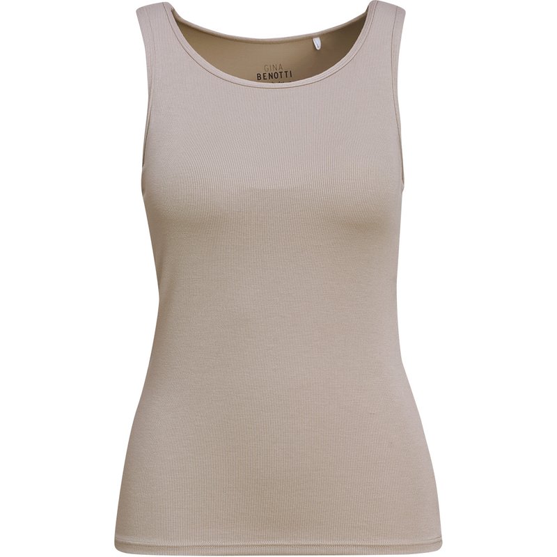 Damen Bustier-Top in Feinripp-Qualität