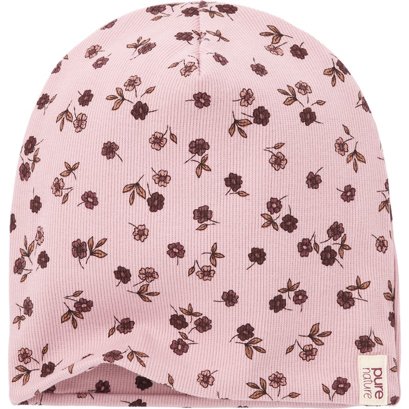 Mädchen Beanie mit Rippstruktur