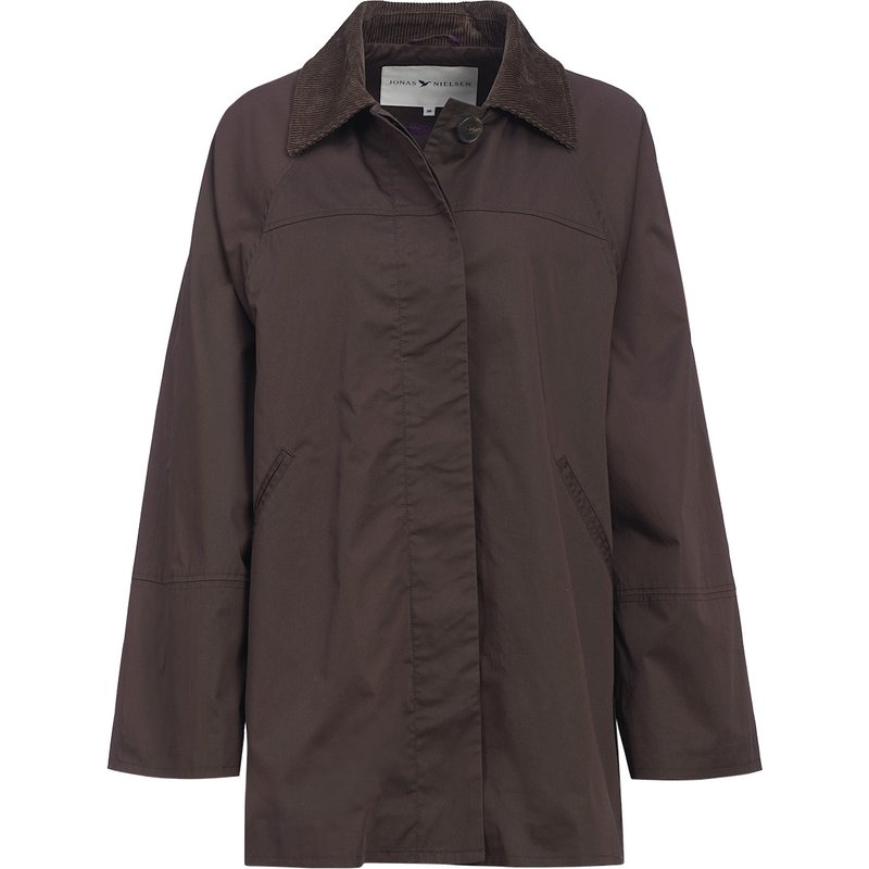 Damen Jacke mit Cordkragen
