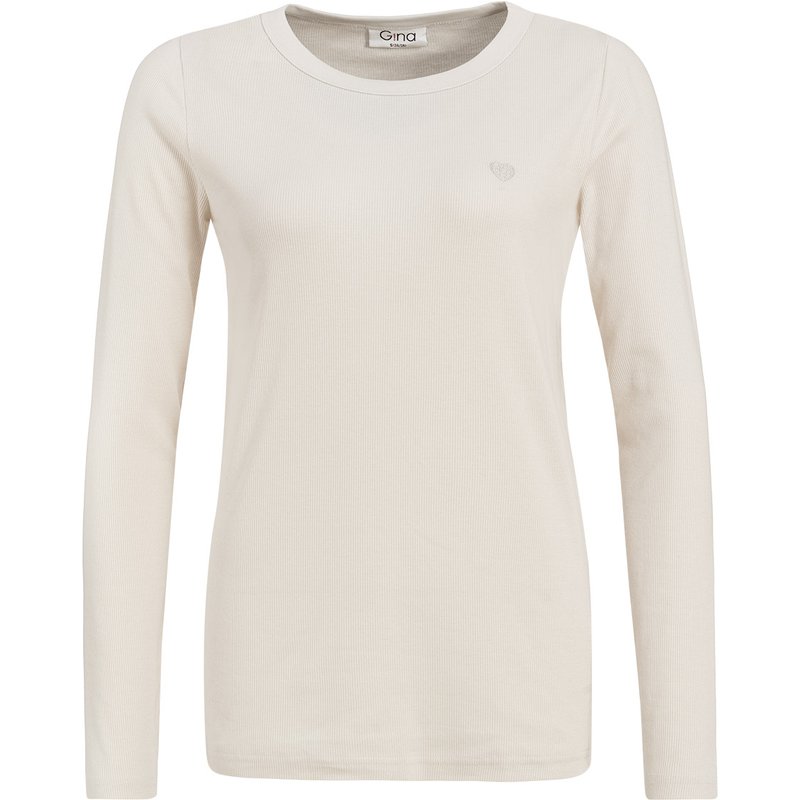 Damen Langarmshirt aus Feinripp