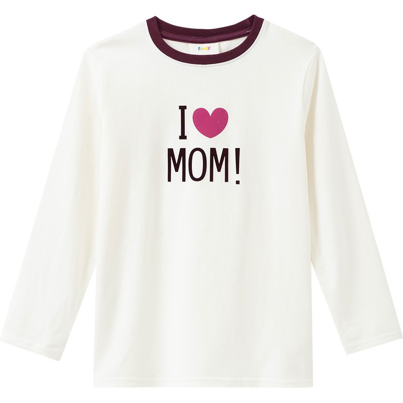 Kinder Langarmshirt mit Flock-Print