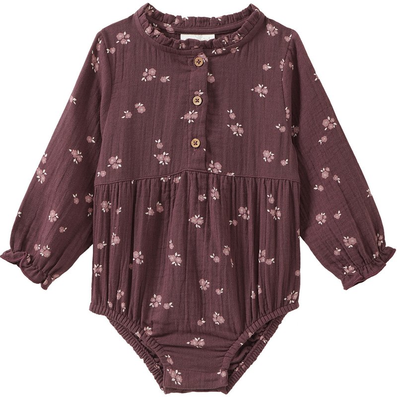 Baby Musselin-Body mit Blümchen