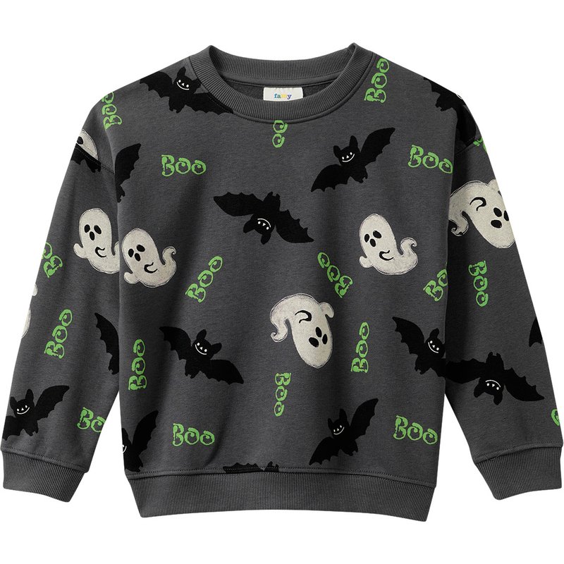 Kinder Sweatshirt mit Halloween-Motiven