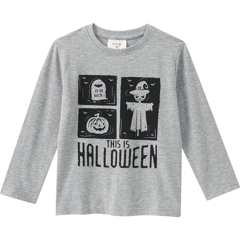 Kinder Langarmshirt im Halloween-Look