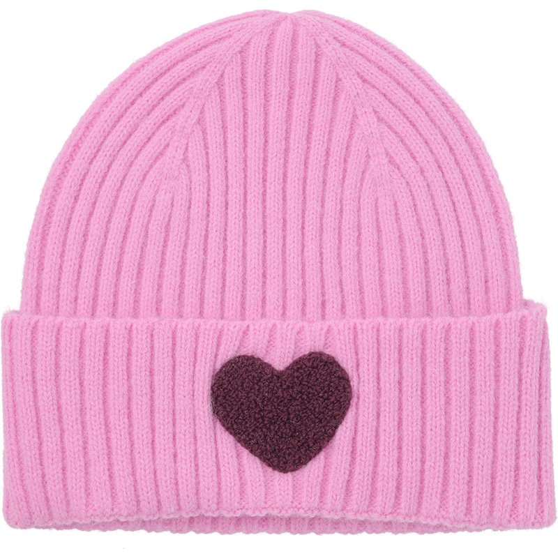 Mädchen Strickmütze mit Applikation