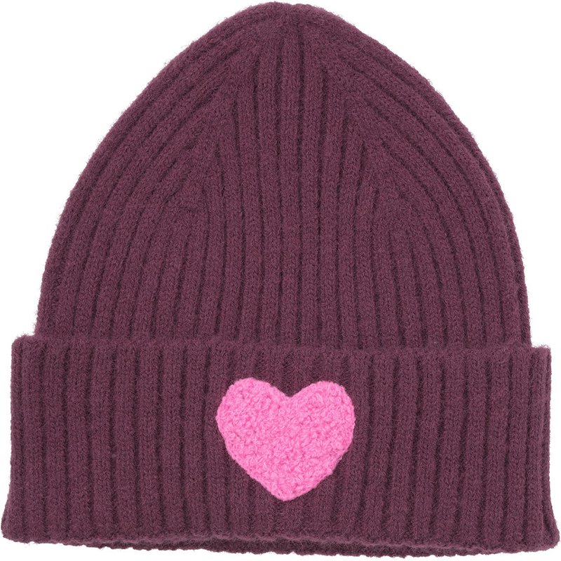 Mädchen Strickmütze mit Applikation
