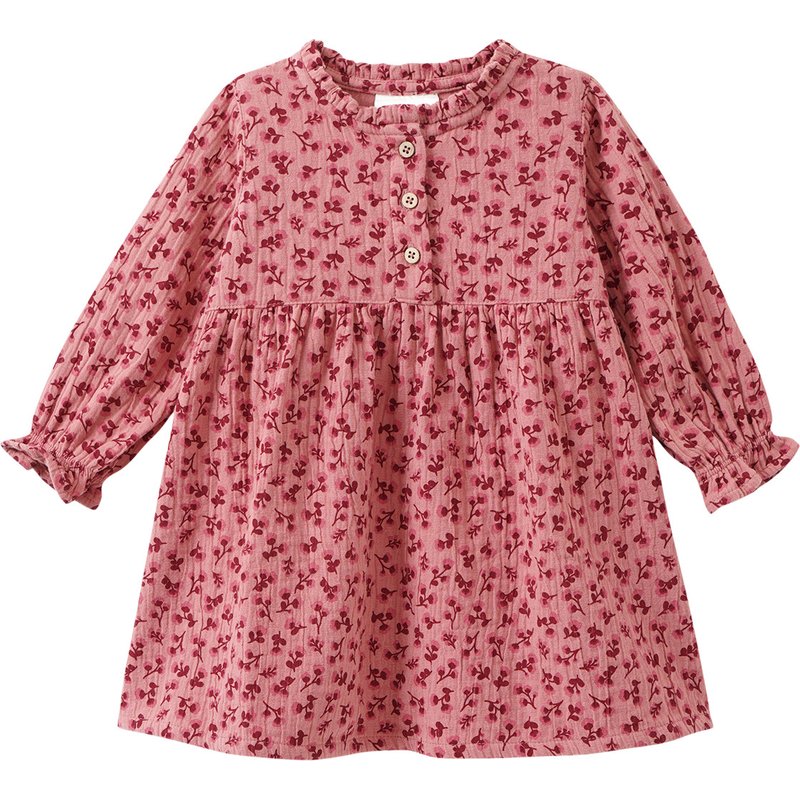 Baby Musselin-Kleid mit Blümchen