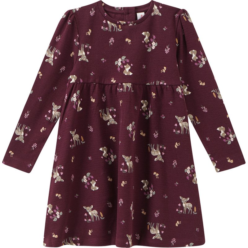 Mädchen Kleid mit Allover-Print