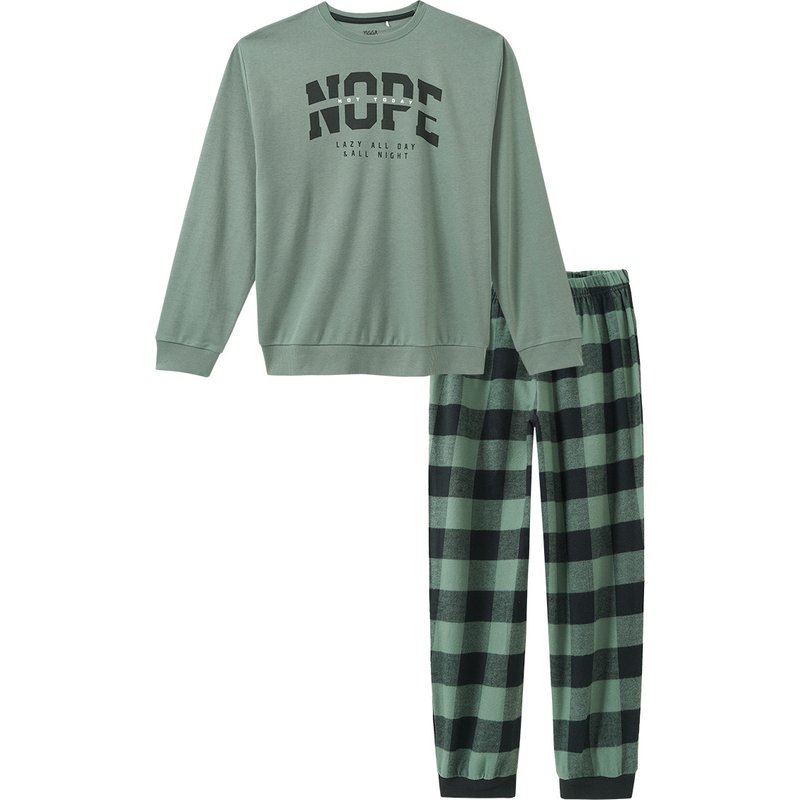 Jungen Schlafanzug mit Flanellhose