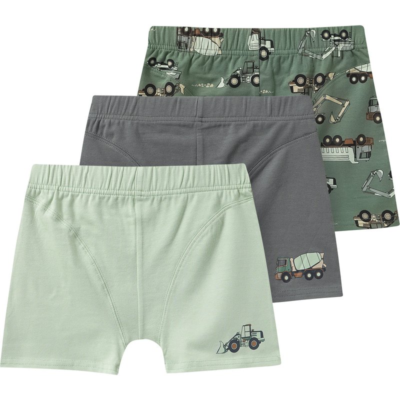 3 Jungen Boxer mit Auto-Prints