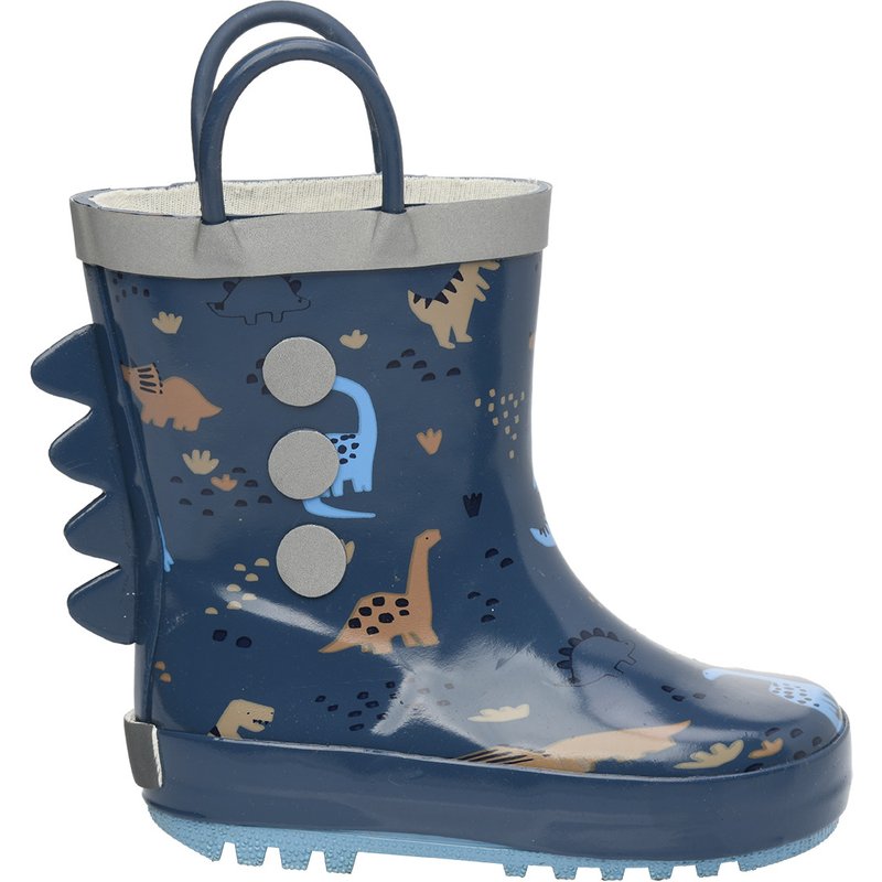 Jungen Gummistiefel mit Dino-Motiven