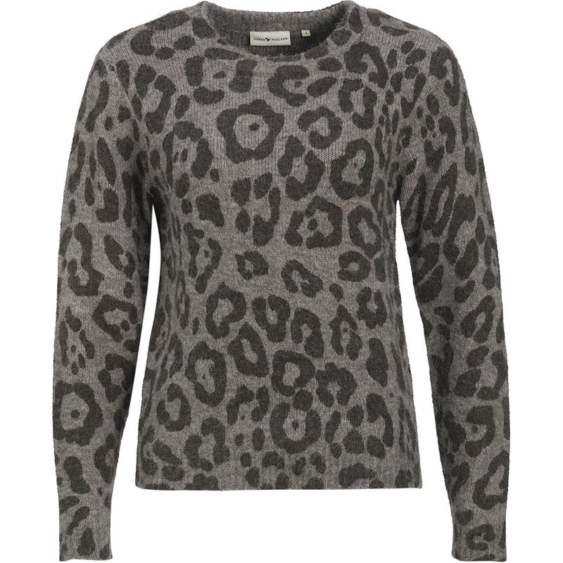 Damen Pullover in Leo-Optik