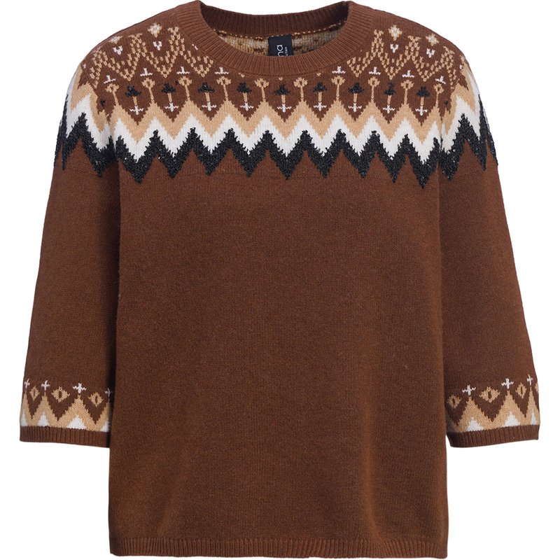 Damen Strickpullover mit weiten Ärmeln