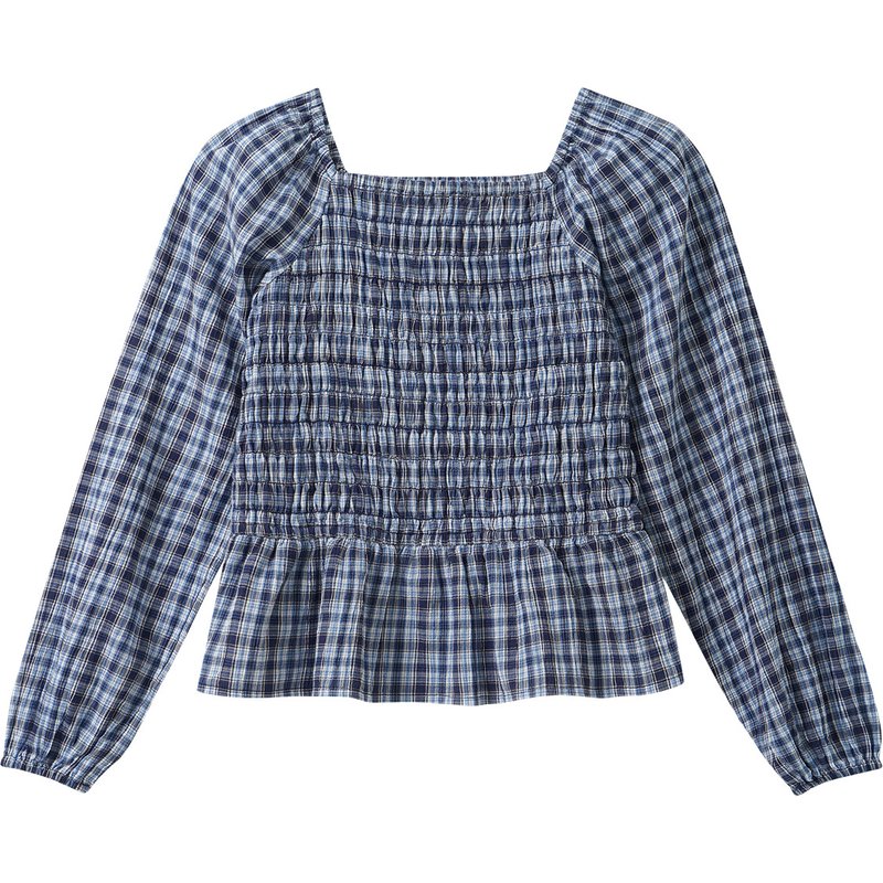 Mädchen Blusenshirt gesmokt