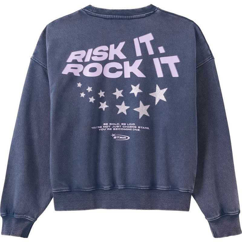 Mädchen Sweatshirt mit Print