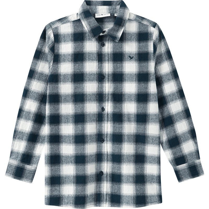 Jungen Flanell-Hemd in Karo-Muster