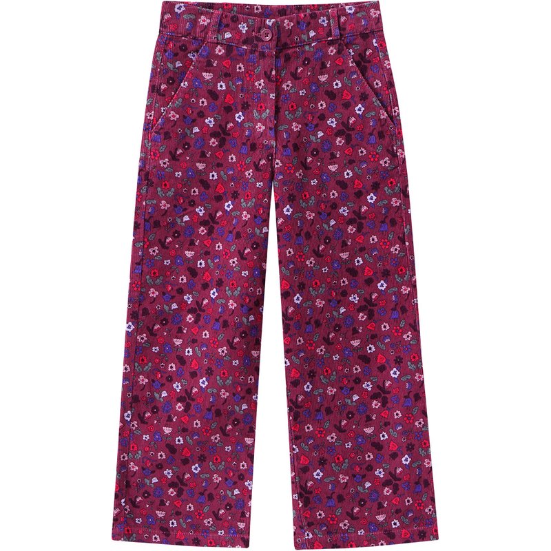 Mädchen Cordhose mit Allover-Muster