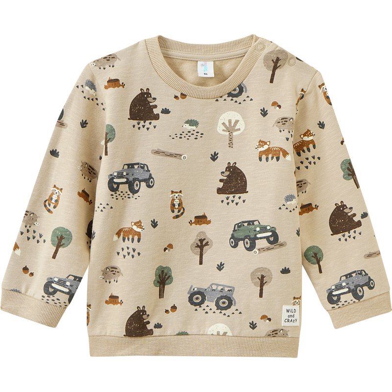 Baby Sweatshirt mit Allover-Print