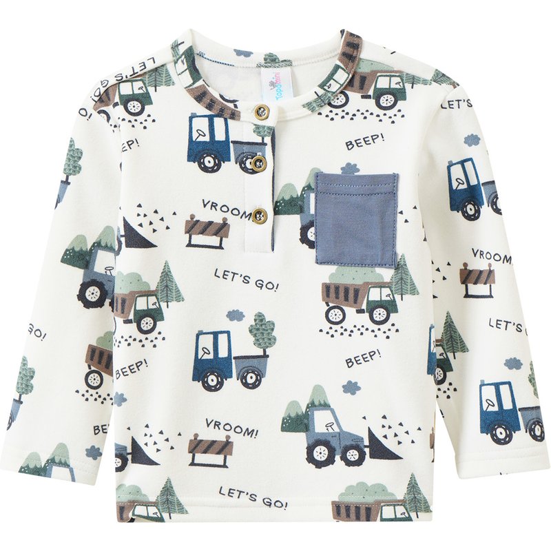 Baby Langarmshirt aus weichem Fleece