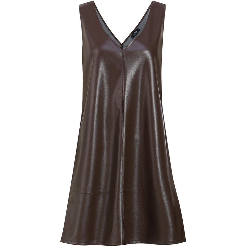 Damen Kleid in Leder-Optik