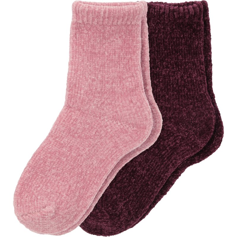2 Paar Mädchen Socken aus Chenille