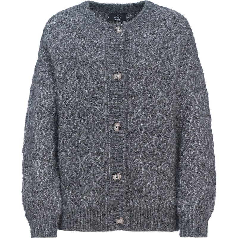Damen Strickjacke mit Wollanteil