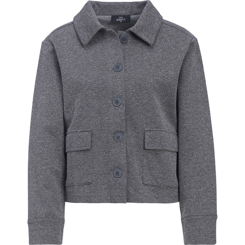 Damen Jacke in Melange-Optik