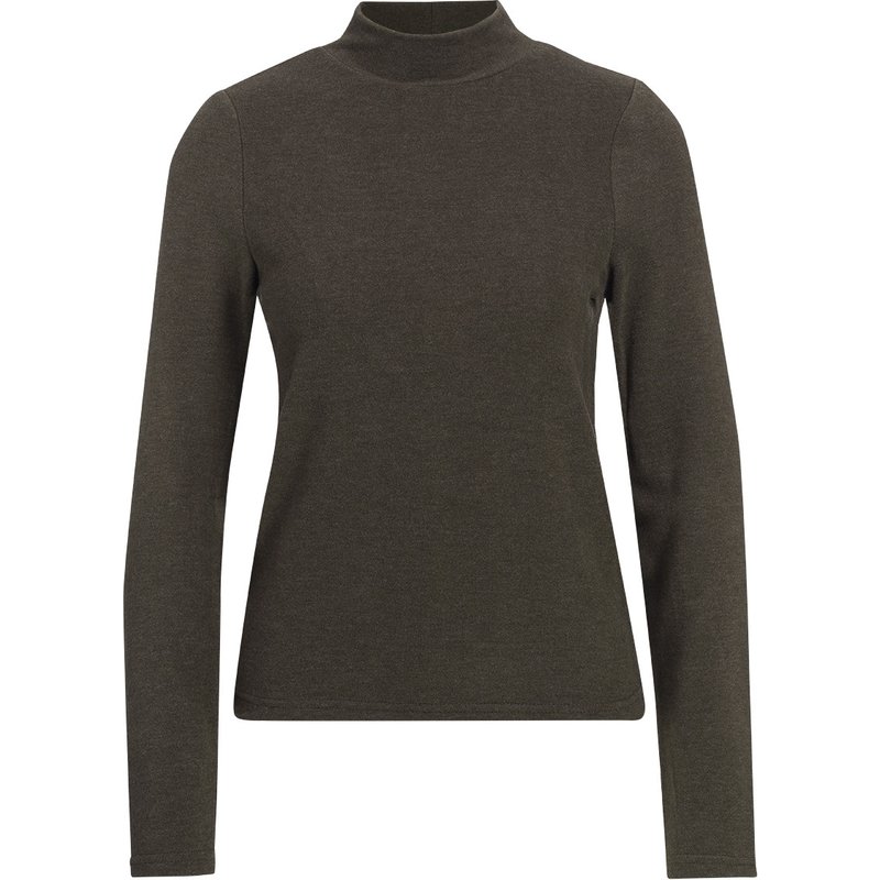 Damen Feinstrickshirt unifarben