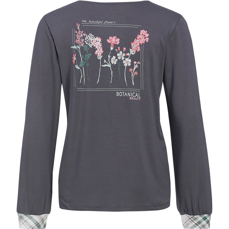 Damen Schlafshirt mit Rücken-Print