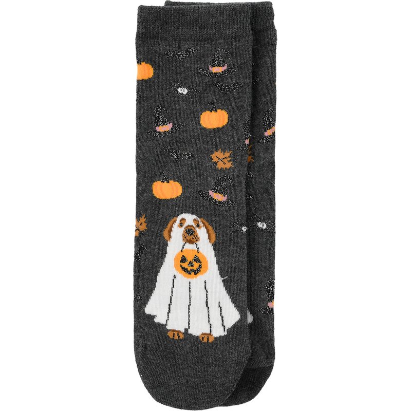 1 Paar Damen Socken im Halloween-Look