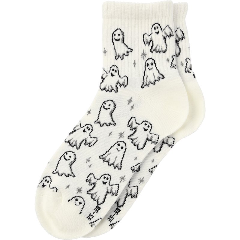 1 Paar Damen Socken im Halloween-Look